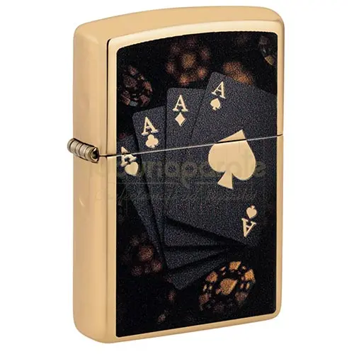152698 Bricheta Zippo Lucky Aces | TuburiAparate.ro